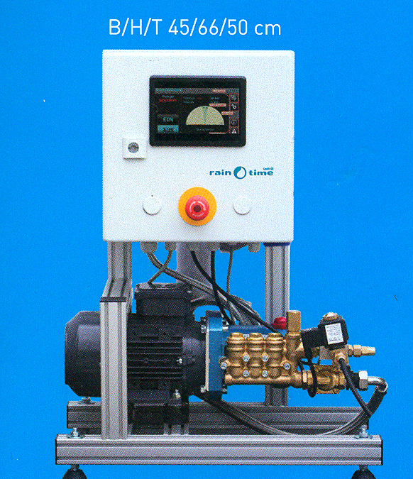 Hochdruckpumpen von raintime sind nach ISO12100 zertifiziert