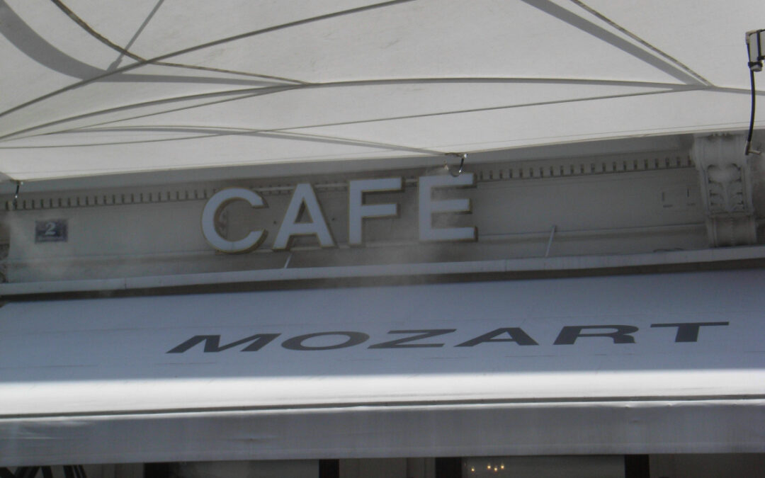 Aussenkühlung Café Mozart