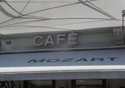 Aussenkühlung Café Mozart