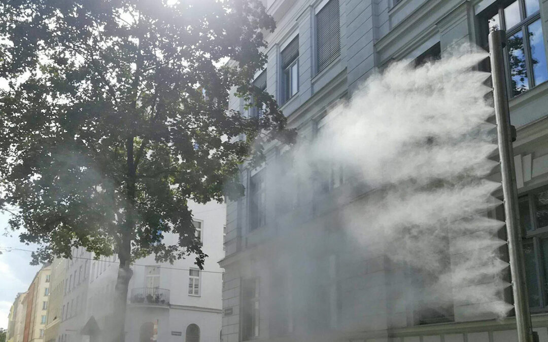 How fog cooling and irrigation technology improve the urban climate