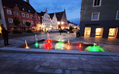 Wasserspiel mit Wirkung: Städtekühlung in Donauwörth