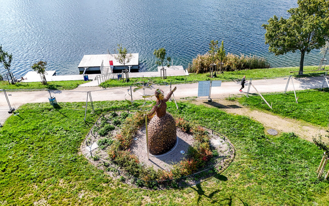 Die Wasserwächterin im Bank Austria Park - Technik made by Raintime