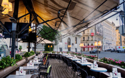 Tradition trifft Innovation: Unsere Sprühnebel-Kühlung im Café Landtmann